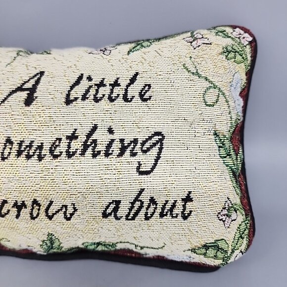 Rooster Something To Crow About Le Roost 12.5" x 8.5" Tapestry Pillow Farmhouse - Picture 3 of 4